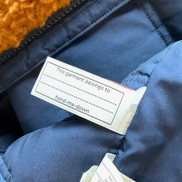 Patagonia Baby Hi Loft Parka Size 3T Brown Deep Pile Full Zip Hooded Teddy Bear - Picture 11 of 12